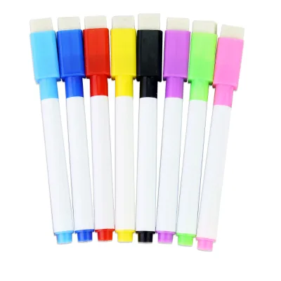 Non Toxic Magnetic Dry Erase Markers Low Odor Portable Mini Whiteboard Pens for School Supplies