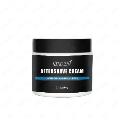 High Quality Moisturizing Smoothing Organic Aloe Vera Soften Beard Barber After Shaving Cream for Men