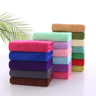 Premium Embroidered Spa Towel Custom Salon Hairdressing Barber Bath and Shower Hand Towel Microfiber Towel with Logo