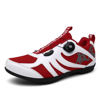 Flats Cycling Road Biking Mountain Biking Clipless Cycling Shoes Bicycle Footwear Button Men's Women's Low-top Slip on Air Mesh