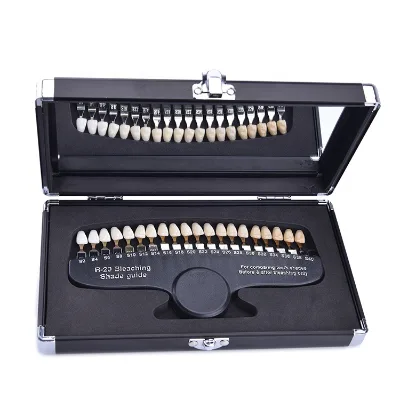 Professional Dental Teeth Whitening Range Compare Teeth Bleaching Guide Set Luxury