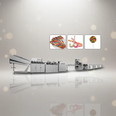 New High Quality Commercial Rainbow Lollipop Forming Making Machine Stainless Steel 200kg/h Capacity