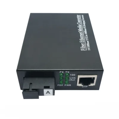 80KM Fiber Optic Transceiver 10/100Mbps Single Fiber BIDI Full/Half Duplex Hot Pluggable Single Fiber 1490/1550nm Singlemode