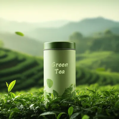 Custom Printed Tea Canister Stand-Up Zip Lock Pouch Packaging for Loose Leaf Tea Storage Resealable Food Grade Bags