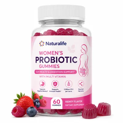 Probiotic Gummy for Women Lady Gut Health and Digestion Support with Multi Vitamin Nutrition Gummy