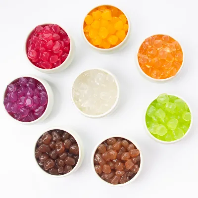 Popularin Fruit Tea Industry Fruit-flavored Konjac Jelly Beads Jelly Crystal Ball