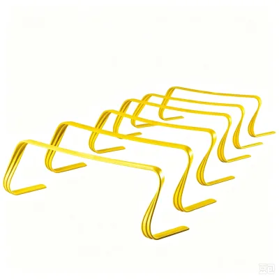 Plastic Fixed Agility Hurdle Set Stackable Mini Speed Training Hurdles for Soccer Football Athletics