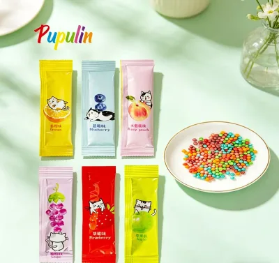 Factory Wholesale ODM OEM Factory Price Fruit Flavor Mini Chewy Sou Candy Gumming Candy
