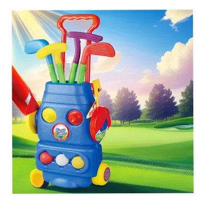 KK New Super Golf Game Playing Set for Toddler,Indoor and Outdoor Sports Toy for Kid,Sports Game for Children,Best Birthday Gift