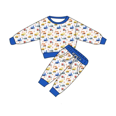 Hot Selling Kids Bubble Sweatshirt Eco-Friendly Breathable Pattern Design Toddler Boys Tracksuit Clothes Baby Boys Sweatshirt
