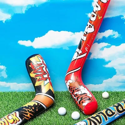 83CM PVC Material Inflatable Hockey Stick Toys