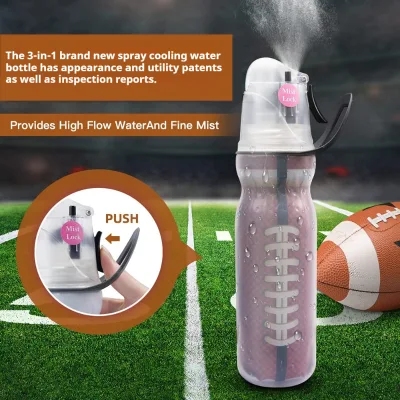 Summer Outdoor Spray Water Bottle Tritan Multifunctional Basketball Sports Portable Logo