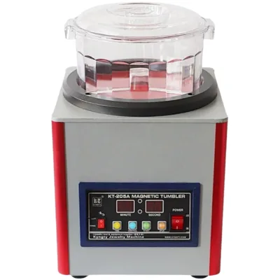 Magnetic Grinding Polishing Machine Jewelry Polisher Finisher Magnetic for Gold Silver Jewelry Cleaning Tools Polish Deburr