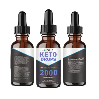 Wholesale OEM Private Label Keto Diet Liquid Drops for Weight Management and Metabolism Support Liquid Fat Burner