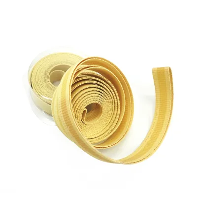 0.6mm Thicken Good Quality Tobacco Machine Garniture Tape Yellow Aramid Tape Low Extensibility