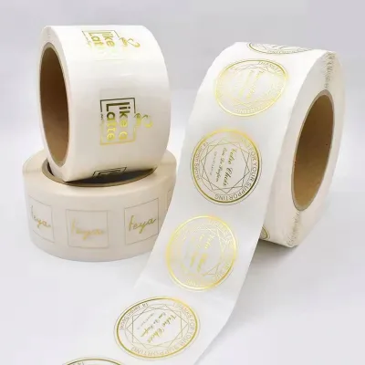 CC4555 Custom adhesive private cosmetic bottle logo sticker cosmetic ingredient label white label cosmetics