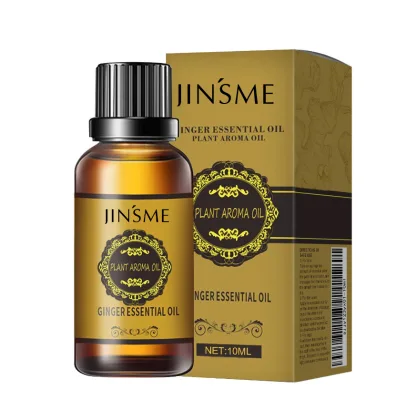 Best Price 30ml Pure Ginger Essential Oil Body Care Slimming Ginger Belly Drainage Oil for Fat Weight Loss