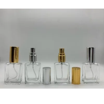 30ml rectangle perfume spray refillable bottle amber perfume spray bottle 15ml perfume bottle spray