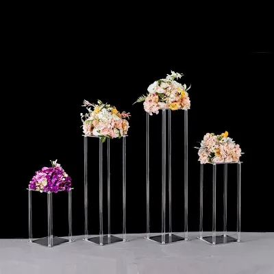 Flower Stand Wedding Decoration Wedding Flowers Decorations Stand Acrylic Flower Stands for Weddings