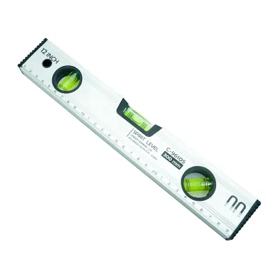 3 Spirit Bubble Shockproof Top Vial Alloy Frame 12Inch Magnetic Level Torpedo Level