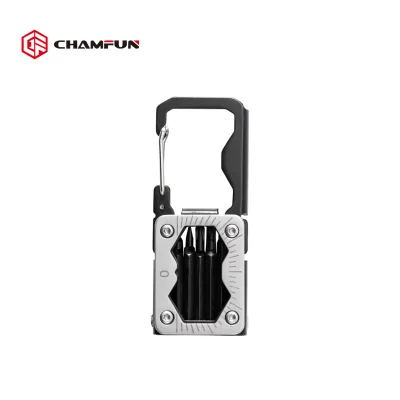 14 Tools in One Carabiner Key Chain Multitool for Camping Bicycle Cycling Outdoor Sports
