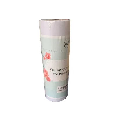 embroidery stabilizer water soluble dissolving paper/interlining for shirts and trousers roll of25 cm*50y