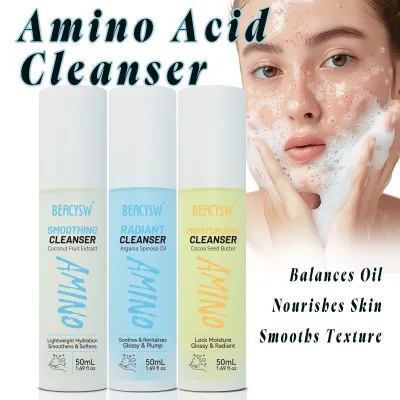 Wholesale Customization Soothing Amino Acid Facial Cleanser with Centella Asiatica & Witch Hazel for Calming Sensitive Skin