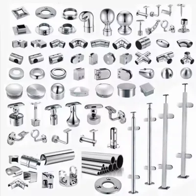 Modern China Low Price Glass Railing Balustrade System with 5+ Year Warranty for Villa Stairs and Balcony