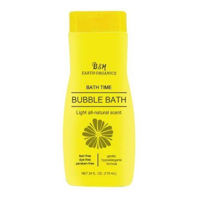 Bath Time 24oz Bubble Bath Soap Light All Natural Scent