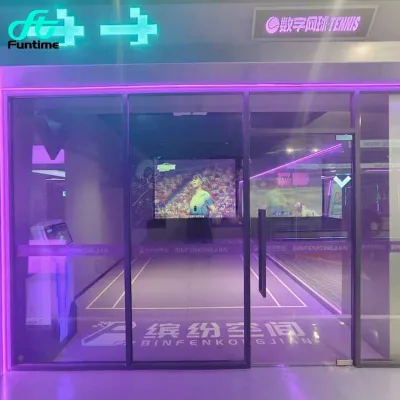 Funtime FT-T283 Commercial Indoor Golf Simulator Smart Screen Interactive Projection Amusement Park Game Room Metal Construction