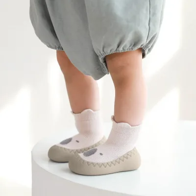Girls Boys Baby Socks Shoes Soft Rubber Sole Child Floor Sneaker Baby Booties Toddler Girls First Walker