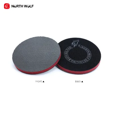 Manufacturer Supply OEM Service High Efficient Eco-Friendly Durable Maroon Color 150MM 6'' Car Cleaning Clay Pad Microfiber Clay