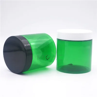 Round PCR 8 oz Plastic Jar with Lid Container for Cosmetics 240ml