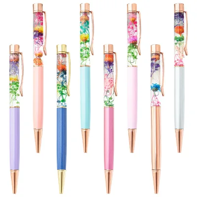Promotion Personalised Glitter Floating Pen Colorful Promotional Pen for Writing Office School