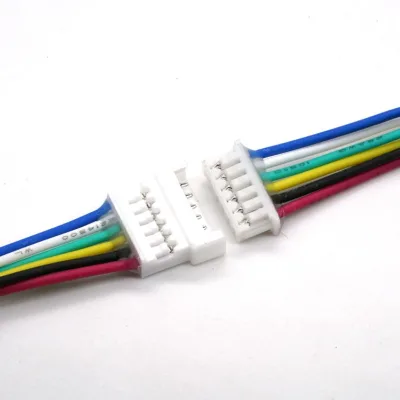 Customized JST MX 1.25mm Male/Female Harness Connector Cable PVC Insulated Tin Plated Copper Conductor 200V Rated