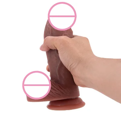 Factory Wholesale Sex Toys Dildos Liquid Silicone Dildos Female Masturbation Easy to Carry Adult Sex Toys