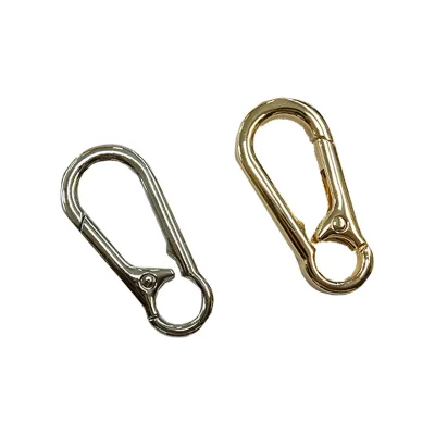 Mini Spring Carabiner Snap Hook Zinc Alloy Keychain Bag Charm Outdoor Hardware Buckle