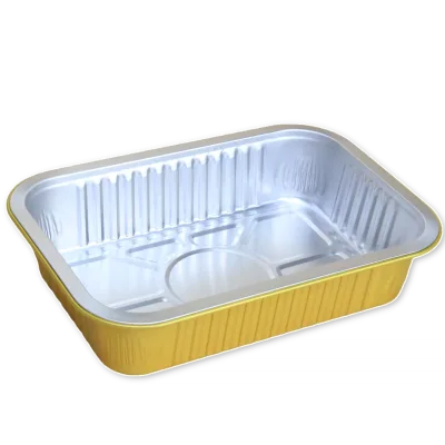 Commercial 665ml Aluminum Foil Cake Drum with Non-Slip Base and PP Lid for Catering Desserts and Chafing Dishes