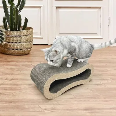 Factory cheap price corrugated cat scratcher cardboard car scratcher toys