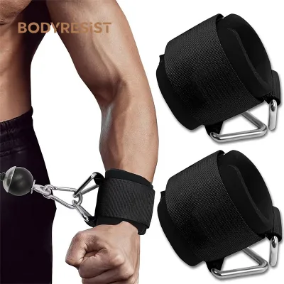 Custom Lifting Straps With D-Rings Weightlifting Training Gymnastic Strap Cross-fit Gym Workout Powerlifting Wrist Strap