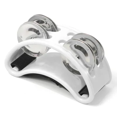 Foot Drum Bass Drum Double Peddle Foot Percussion Shakers with Elastic Strap Musical Instrument for Guitar Cajon Banjo Playing