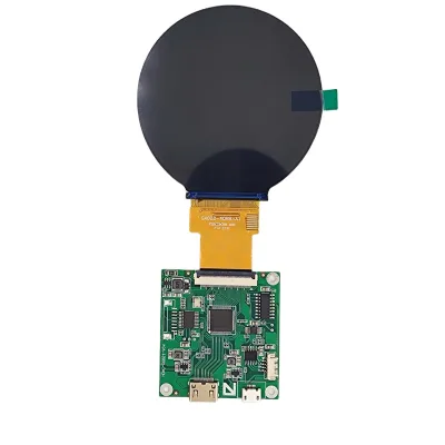 2.8 Inch Circular LCD Module 480x480 Resolution RGB Interface with HD Port Board Kit, Round TFT Screen for DIY Project & Monitor