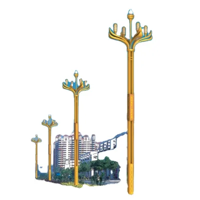 Landscape Light Fixtures Garden Flame Lamp Post Led Bollard Light