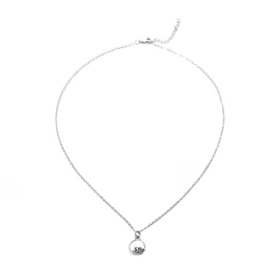 new Hot Sale Mountain and Sea Vow Pendant Couple Eternal Love Meaning Necklace Fashion Design Stainless Steel Sparkling Necklace