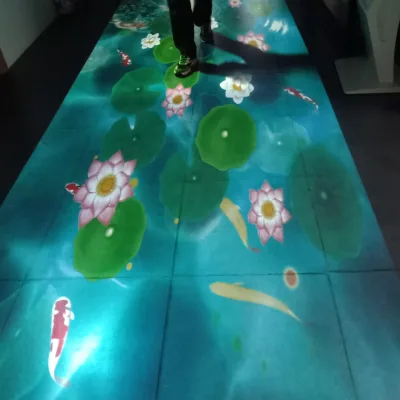 Projector Amusement Equipment Kids Indoor Playground Ar Sport Multiplayer Game Interactive Floor Projection