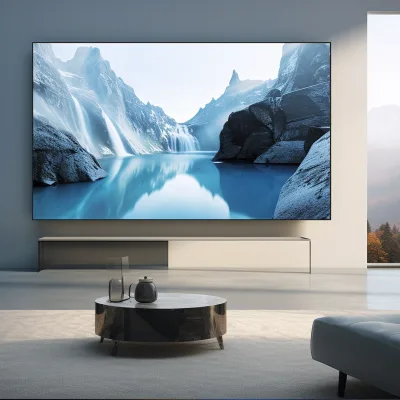 Smart QLED Bathroom TV Ultra-Thin Borderless Design