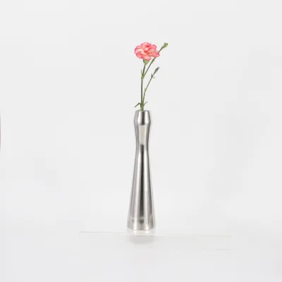Restaurant Table 1 Pieces Rose Small Stainless Steel Flower Vase