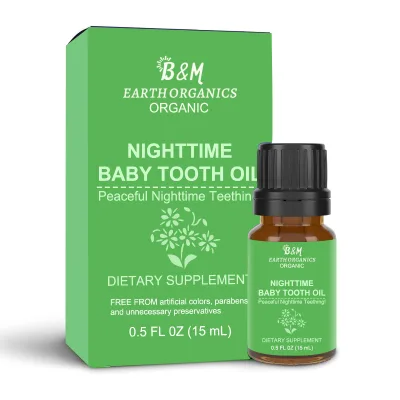Wholesale Free Foam Artificial Colors no Parabens and Unnecessary Preservatives Nighttime Baby Tooth Oil
