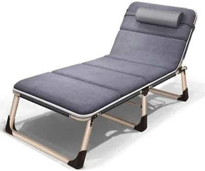Factory Wholesale Adjustable Folding Reclining Lounger Beach Bed