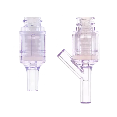 Gen2 Needleless Infusion Adapter Medical Disposable Y Connector Luer Lock Injection Molded for 4.1mm
